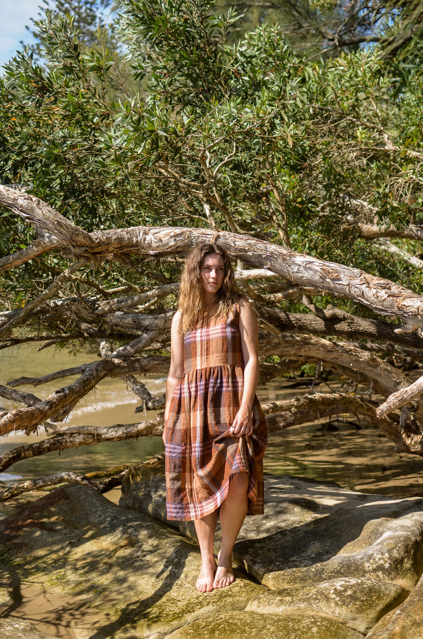 Banksia Dress | Rust Check