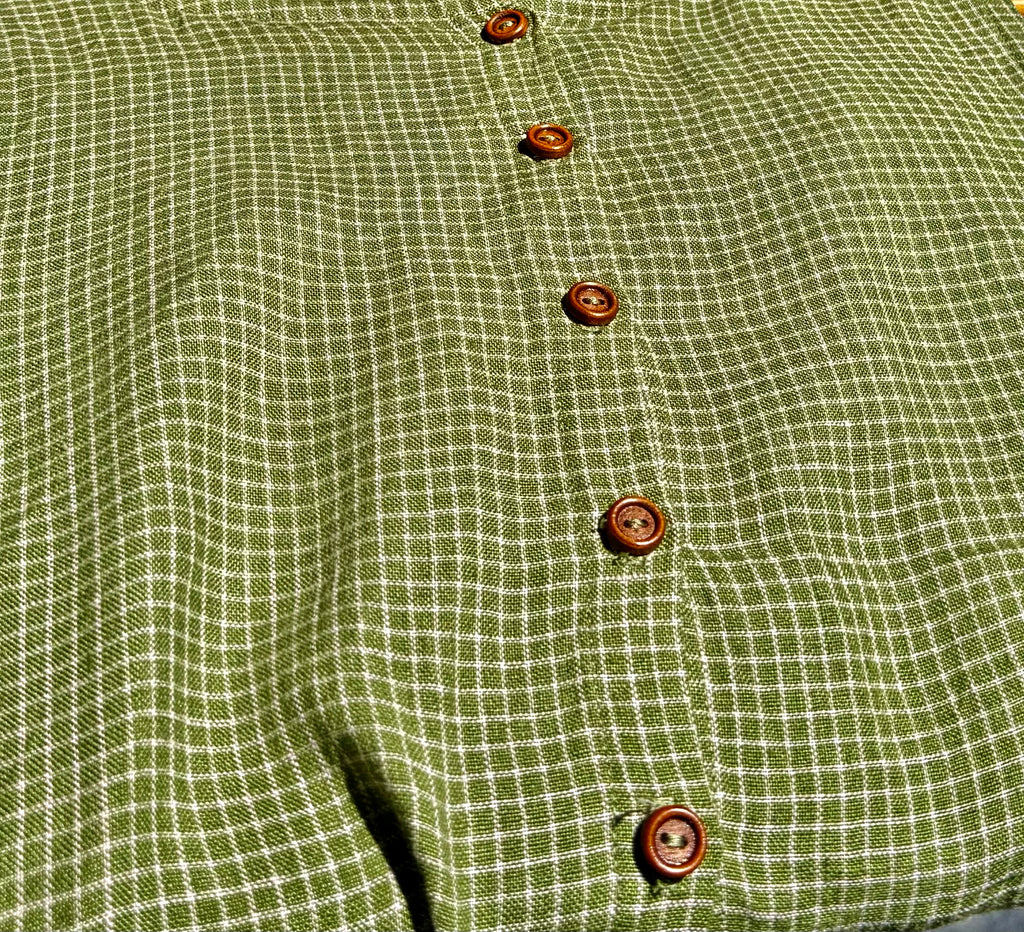 Banksia Dress | Matcha Check