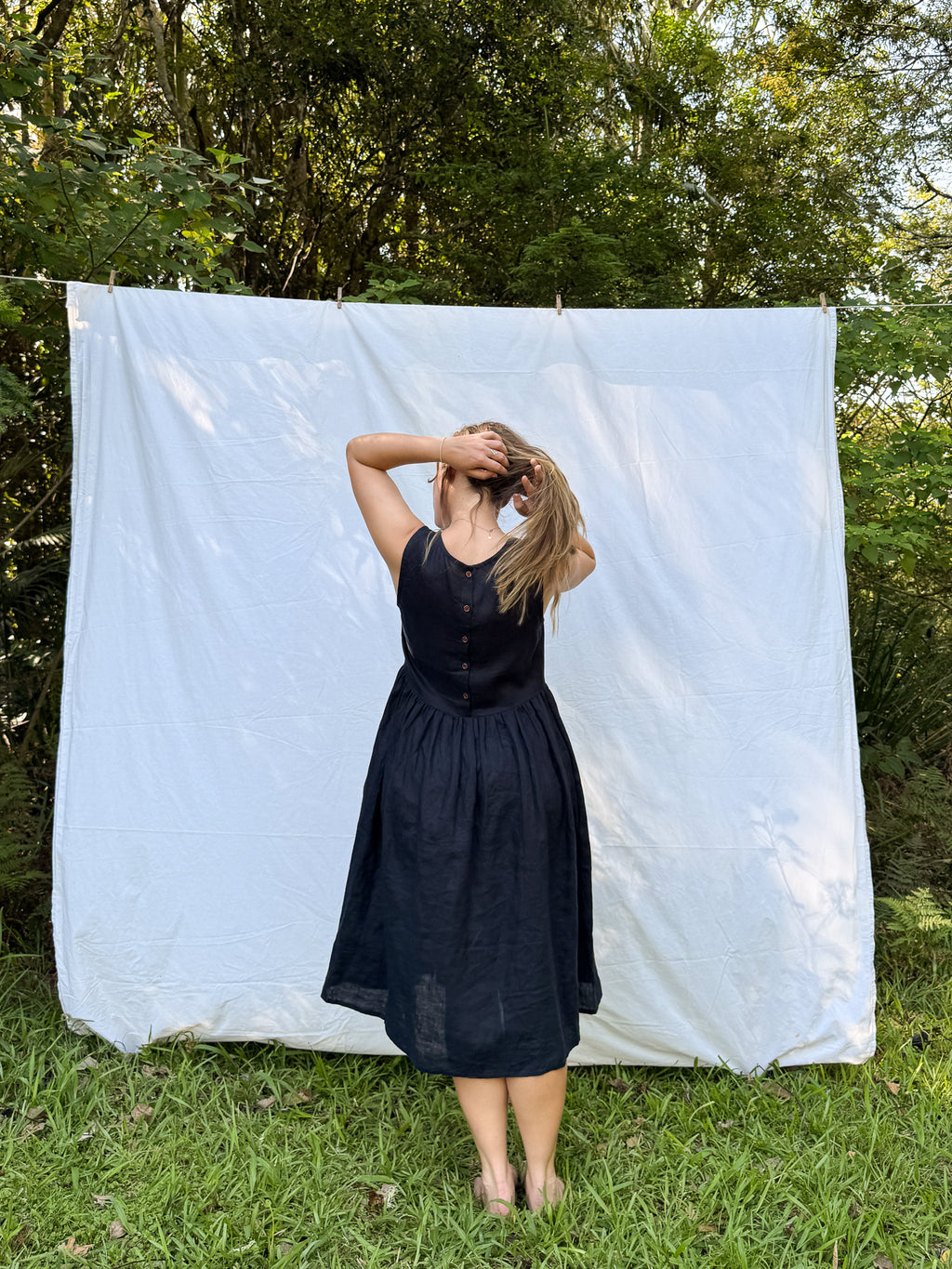 Banksia Dress | Navy *PREORDER*