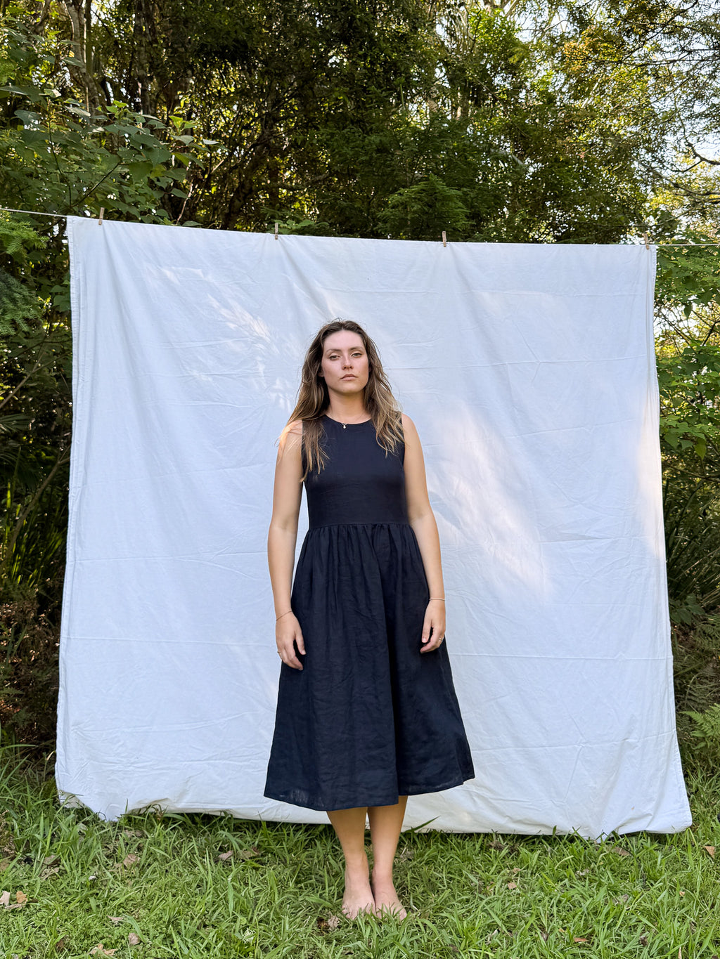 Banksia Dress | Navy *PREORDER*