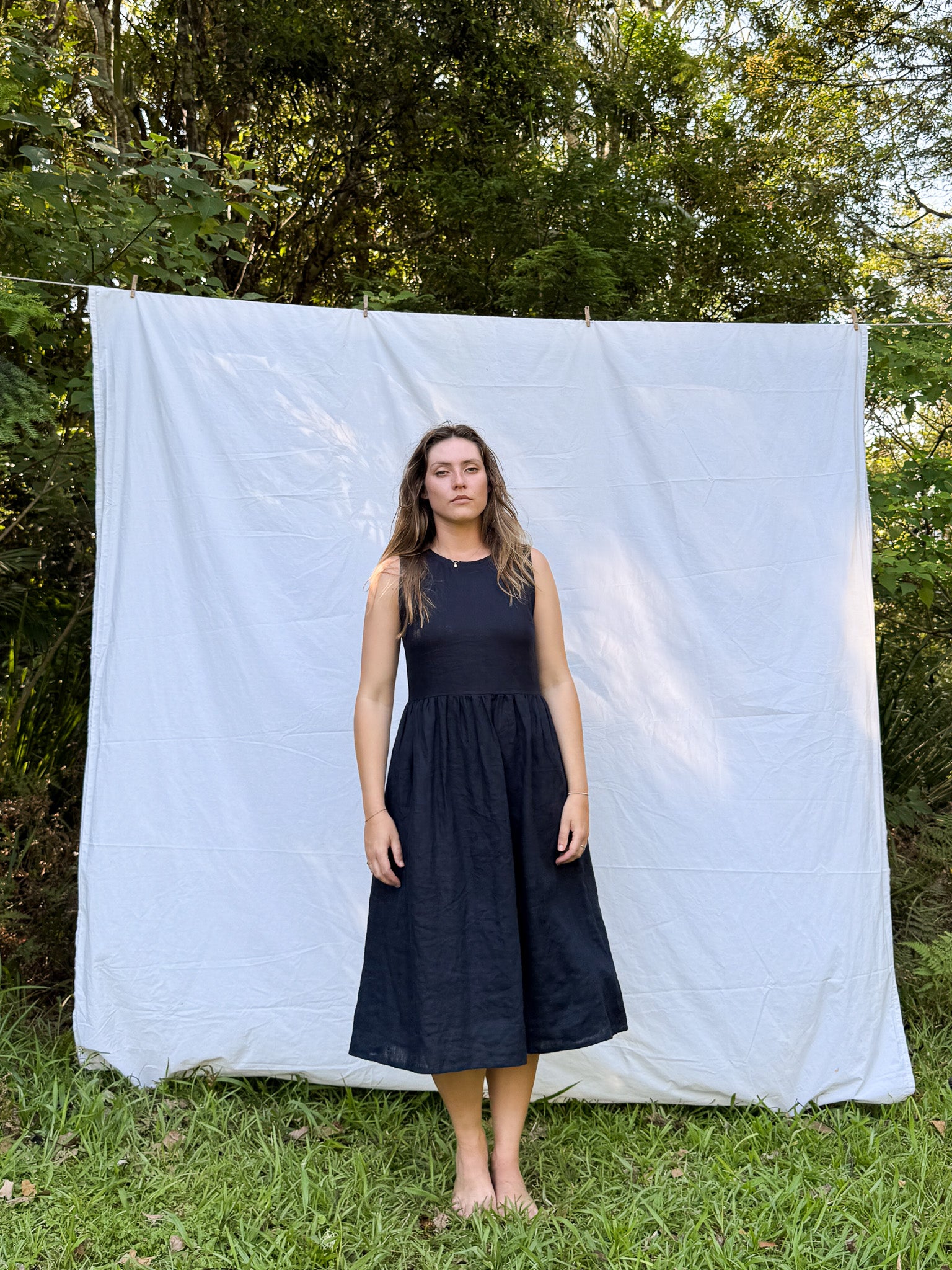 Banksia Dress | Navy *PREORDER*