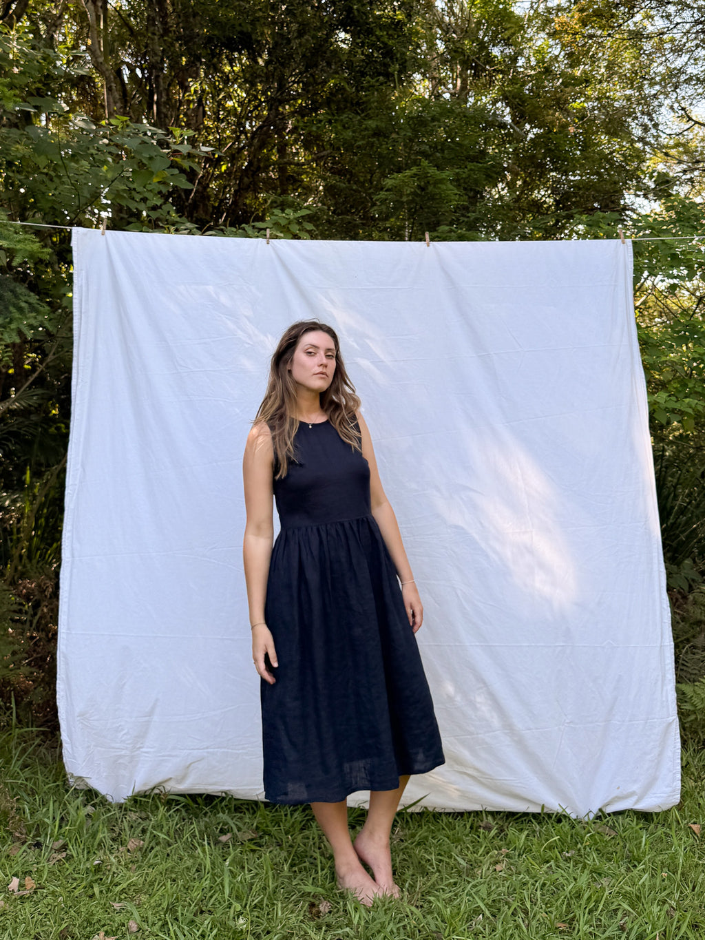 Banksia Dress | Navy *PREORDER*