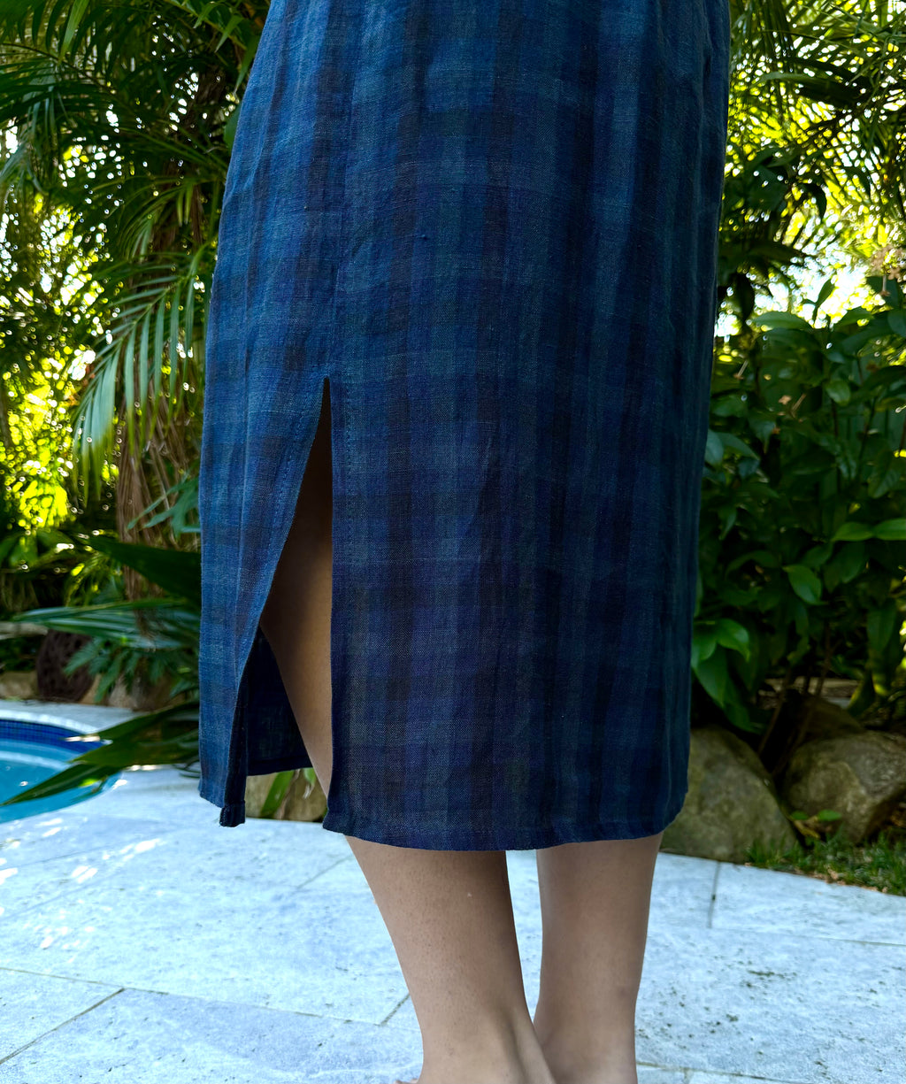 Helia Skirt | Ocean Deep Check