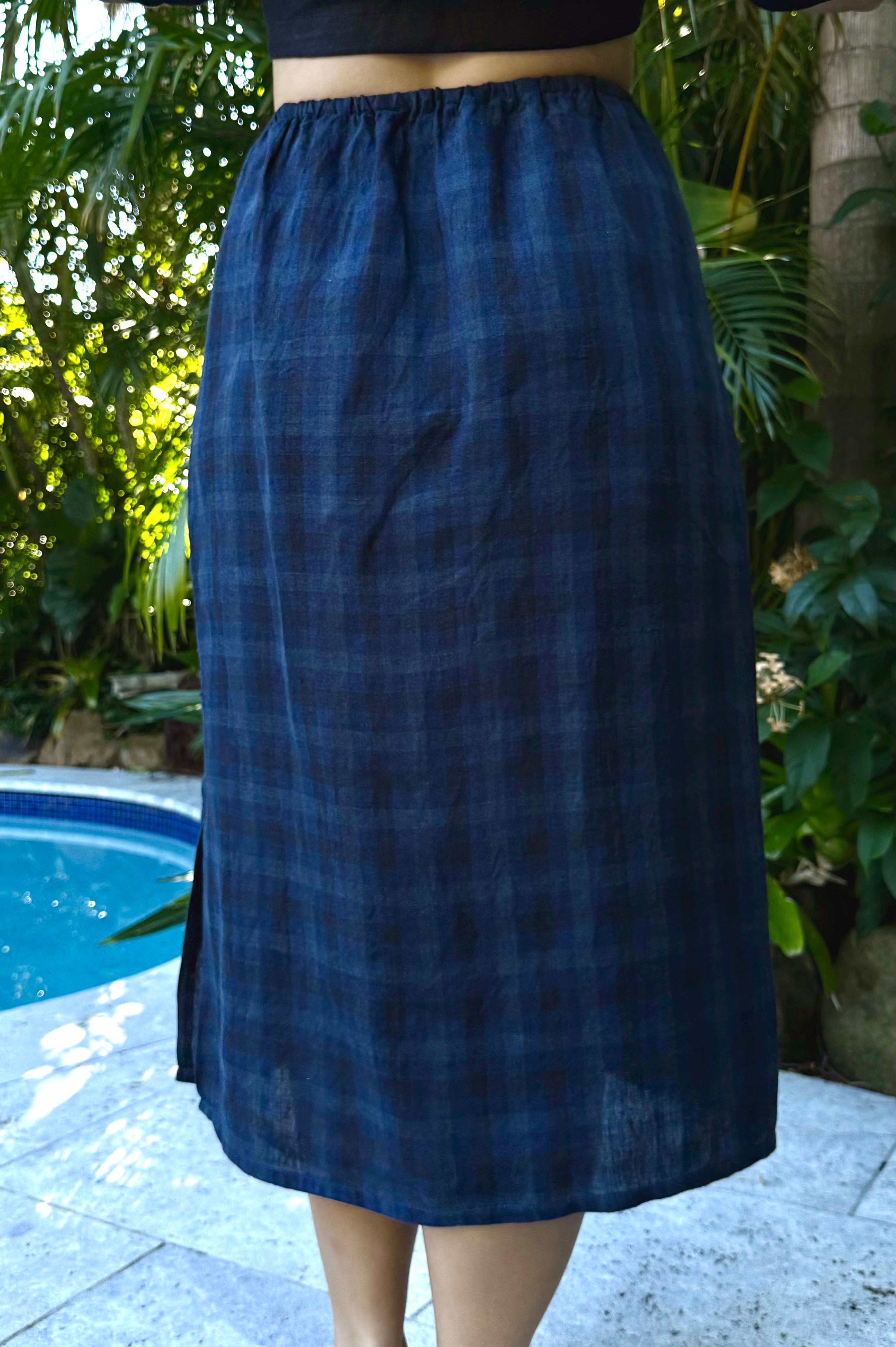 Helia Skirt | Ocean Deep Check