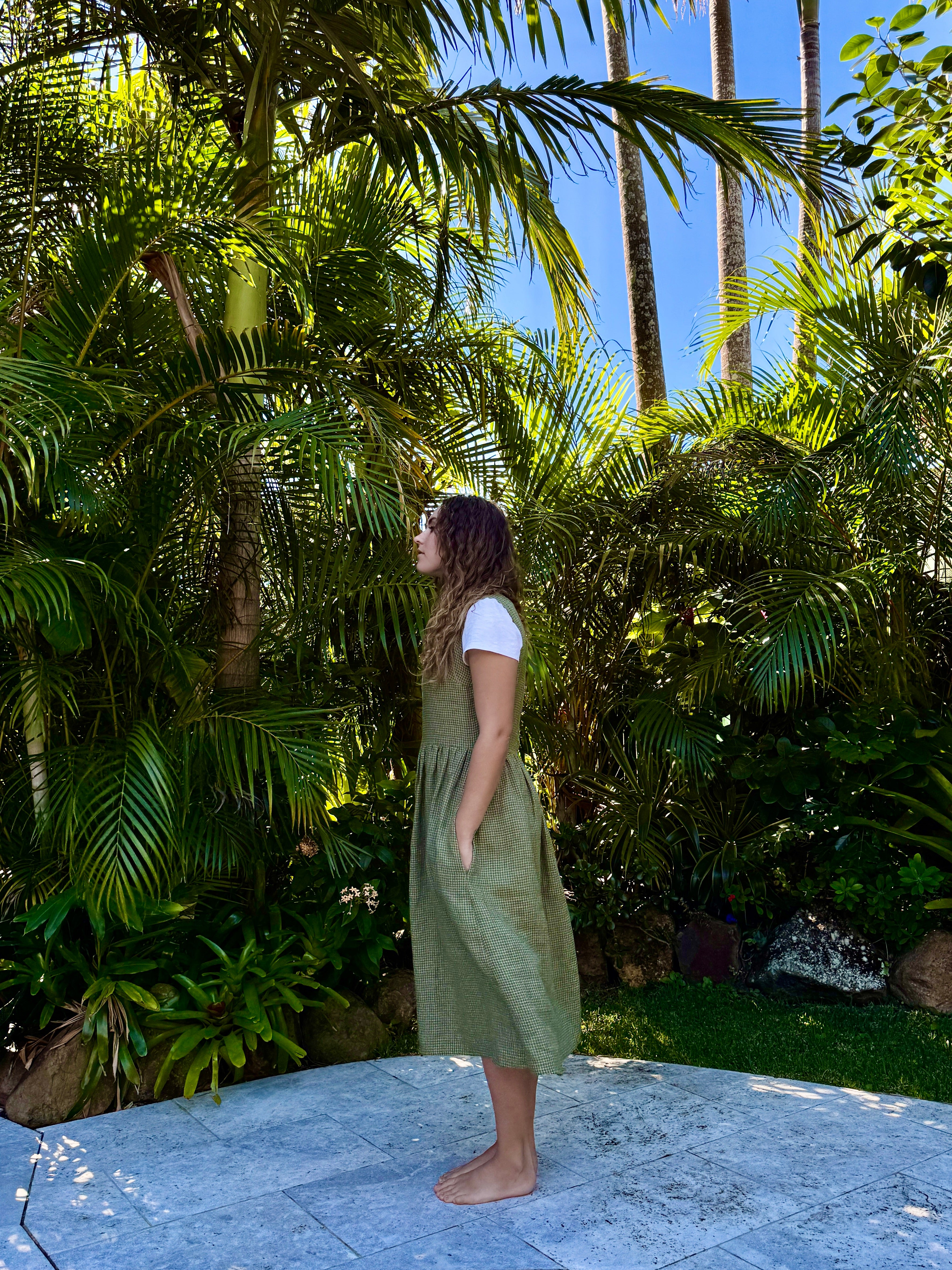 Banksia Dress | Matcha Check