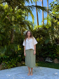 Helia Skirt | Matcha Check