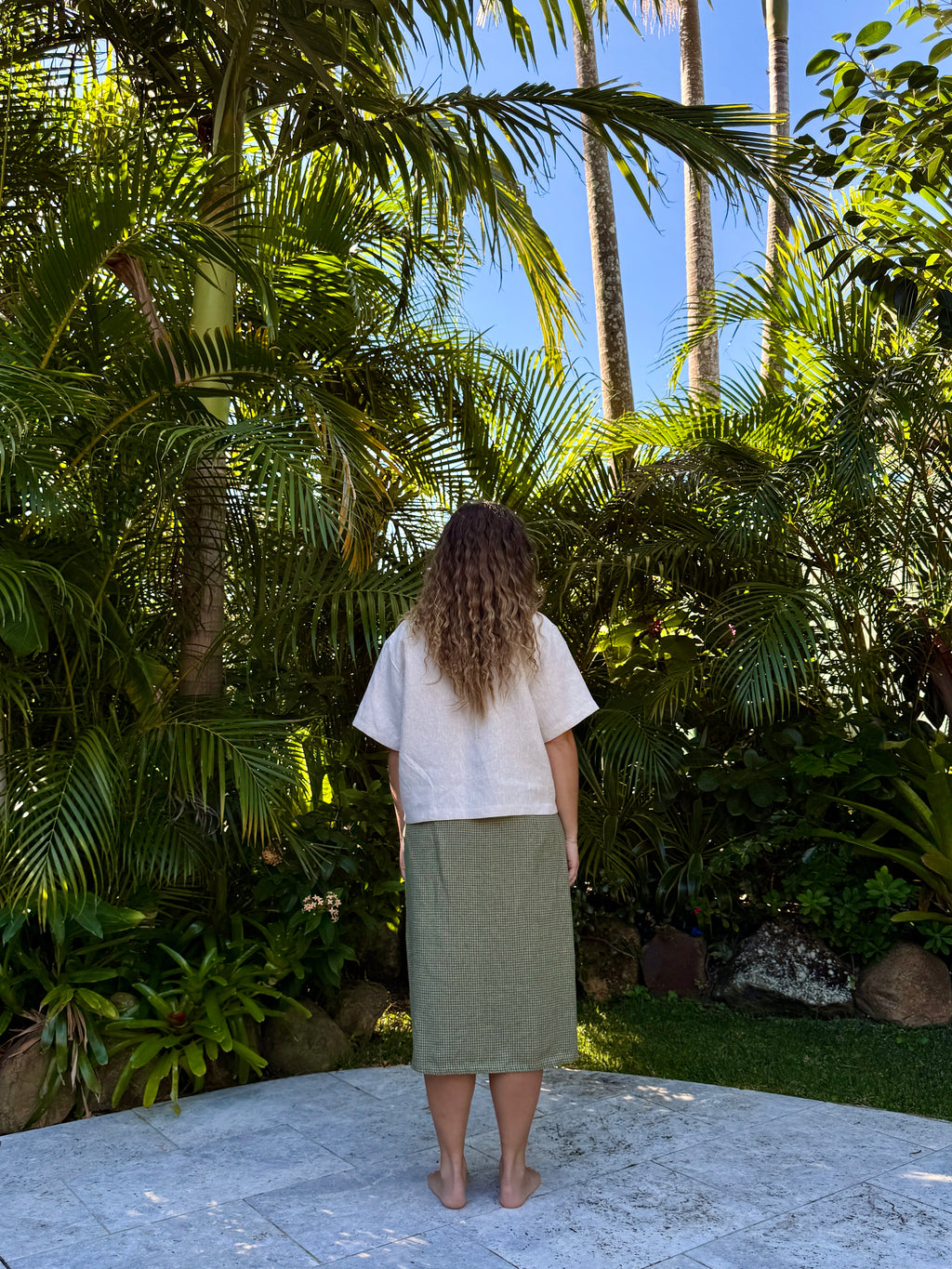 Helia Skirt | Matcha Check